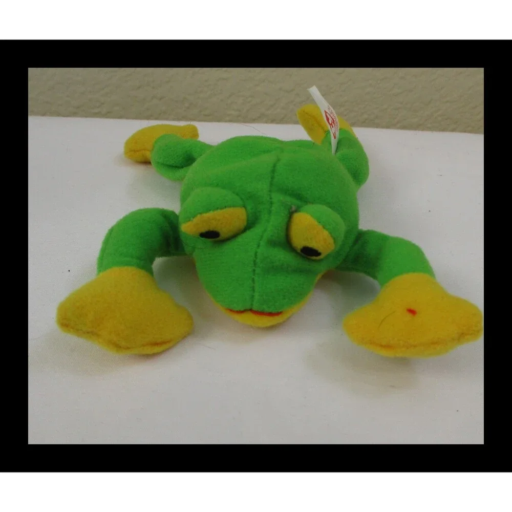 McDonald's Ty Teenie Beanie Smoochy The Frog NO TAG